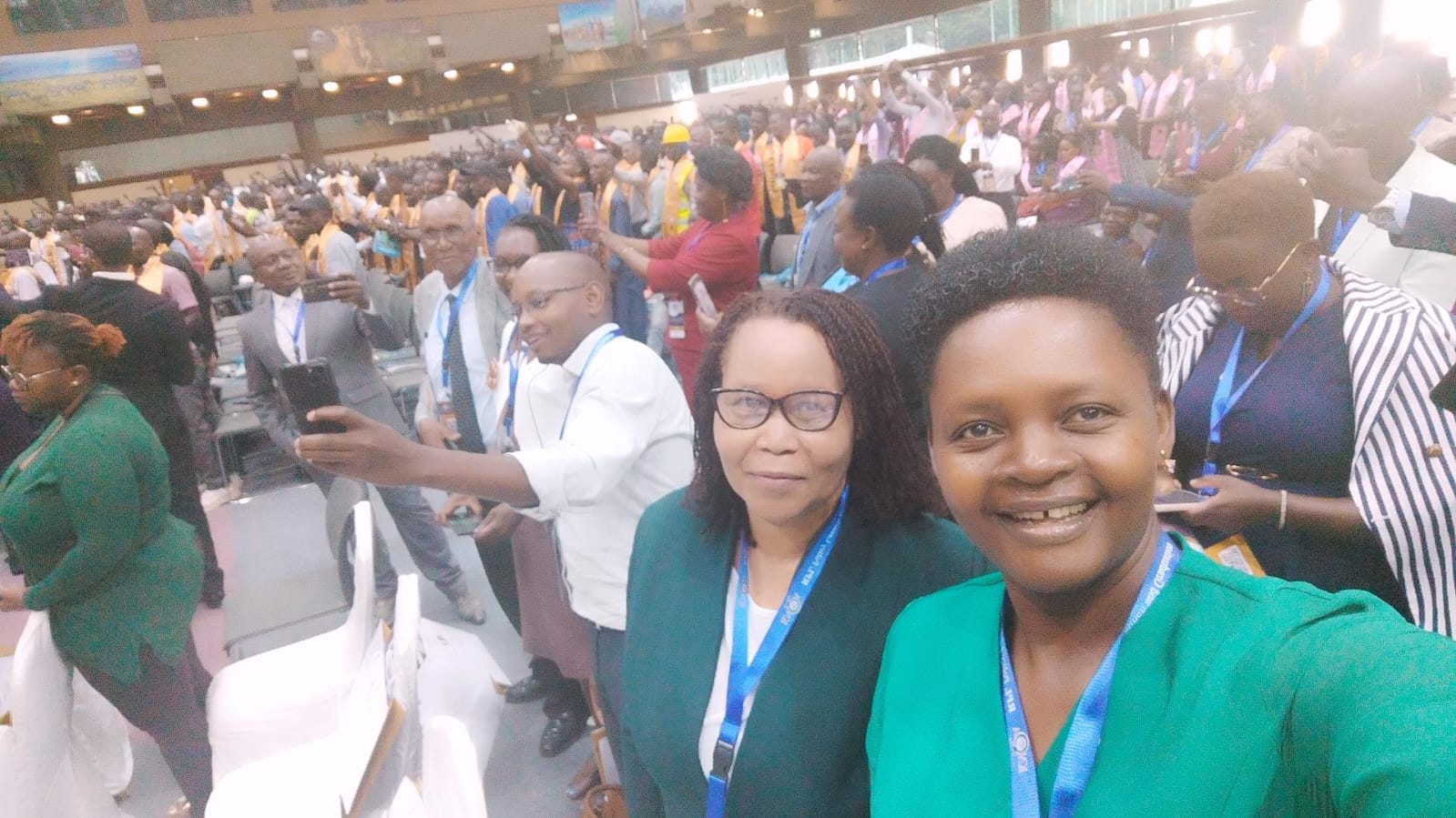 Chair of Council and VC leads the OUK Team at Official Launch of the Recognition of Prior Learning Policy Framework by Kenya National Qualifications Authority at KICC Nairobi. Quick assignment: