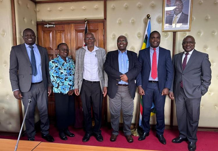 The three institutions The Open University of Kenya,  and KeAIST that have settled in Konza Technopolis met to discuss common areas of collaboration and synergy.